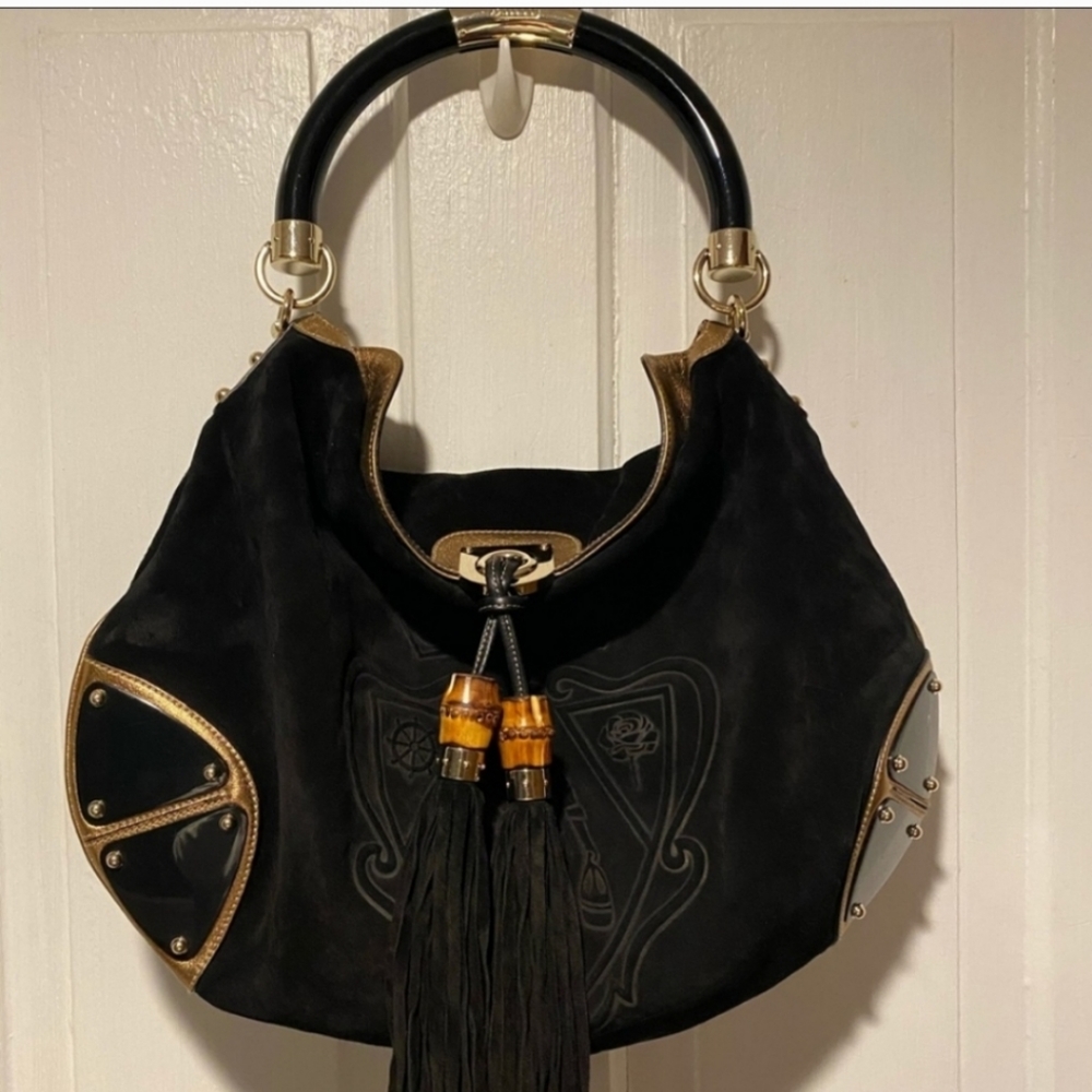 Gucci Suede Indy Bag